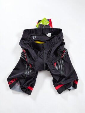 NWT Performance Mens M Black Ultra Padded Cycling Shorts Chamois Sportswear